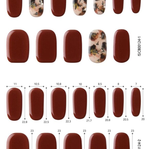 BRAND NEW Box - Zinipin / GelLight Semi Cured Gel Nail Strips - SALON COLOR - Picture 4 of 8